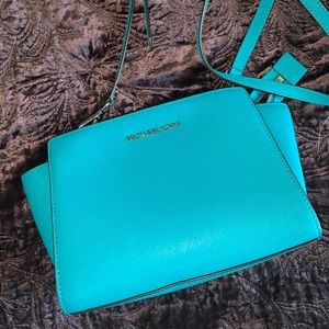 Teal Michael Kors Mini bag